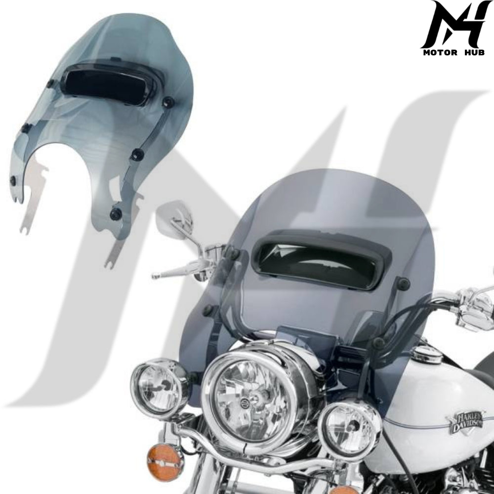 Windshield Detachables Wind Splitter Vented Windshield Harley-Davidson [Blue-Smoke] MH9900575