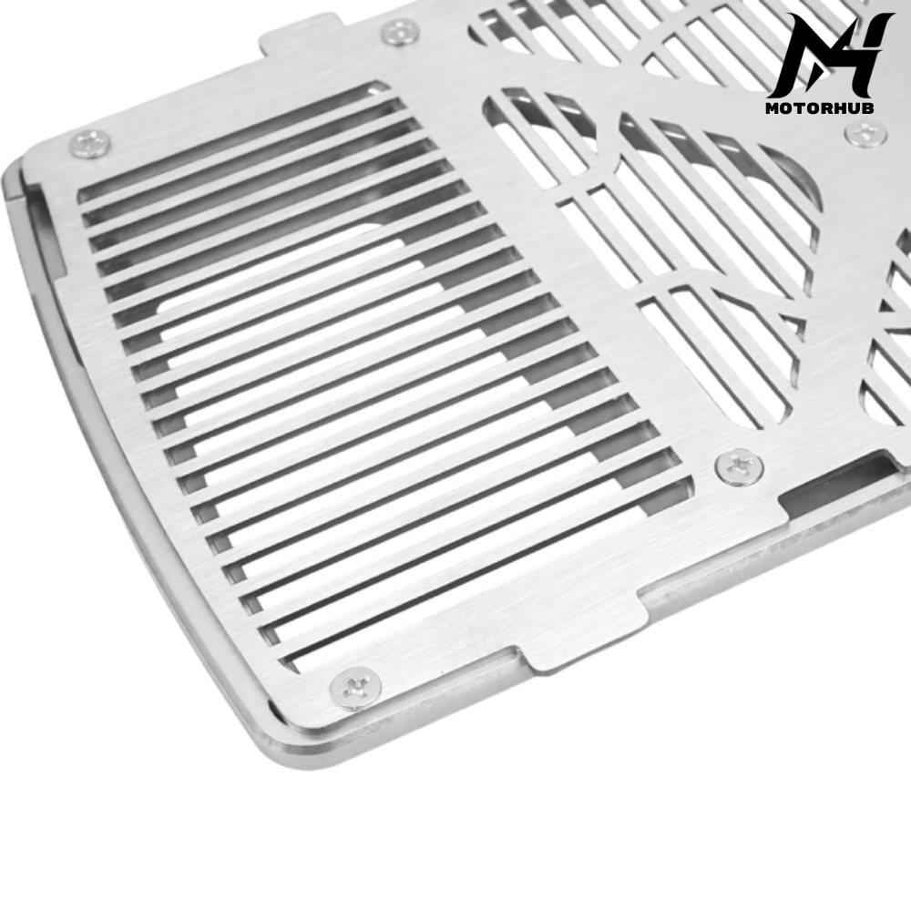 CastemKultur CNC Oil Cooler Cover Protection Radiator Guards Touring Gen2 2024+ [Silver] MH9901214