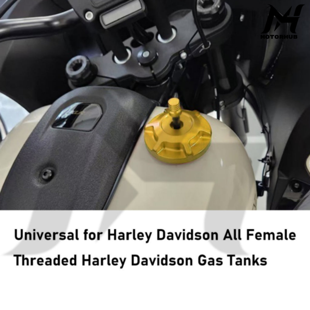 Universal Fuel Tank Cap Performance Harley Davidson V1 [Blue] MH9900729