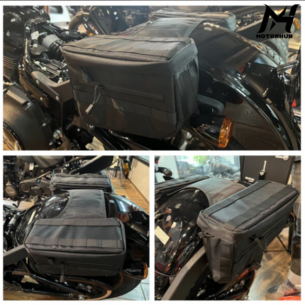Black Saddlebags Saddle Bags Luggage Bags Universal BG100723