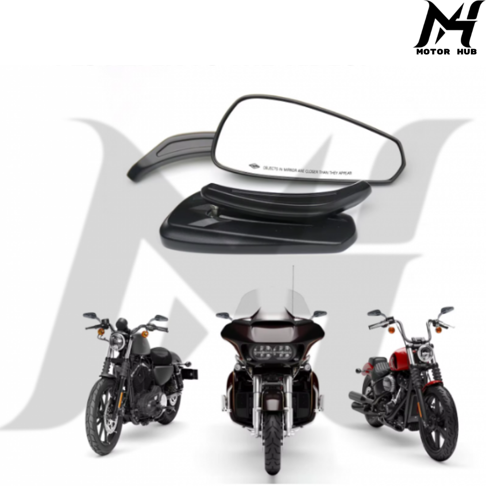 Universal Mirrors Rearview Side Mirror Harley-Davidson [Black] MH9900199