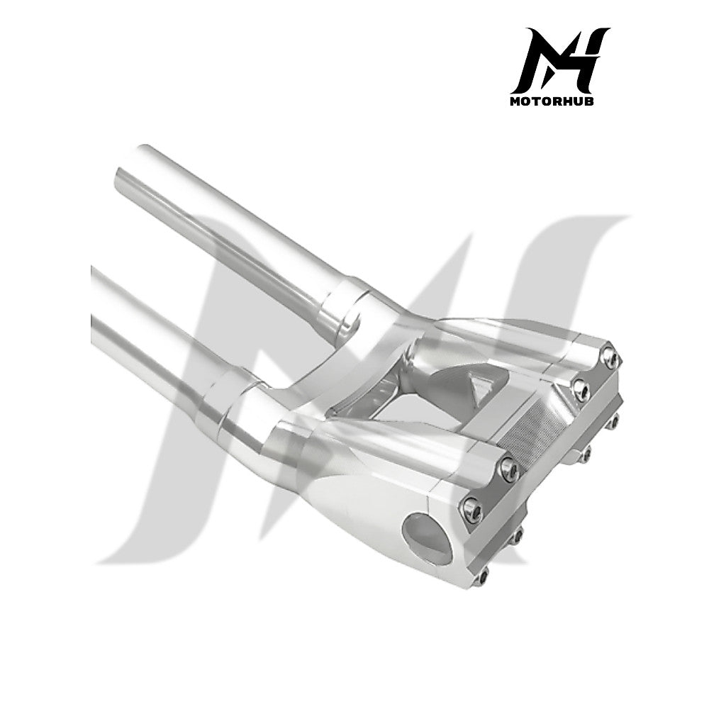 Riser 10 Inch Clamp 1-1/8 KARUS 100% Isolated & Kickback Risers 1-1/8 - 10 Inch [Raw] MH9900612