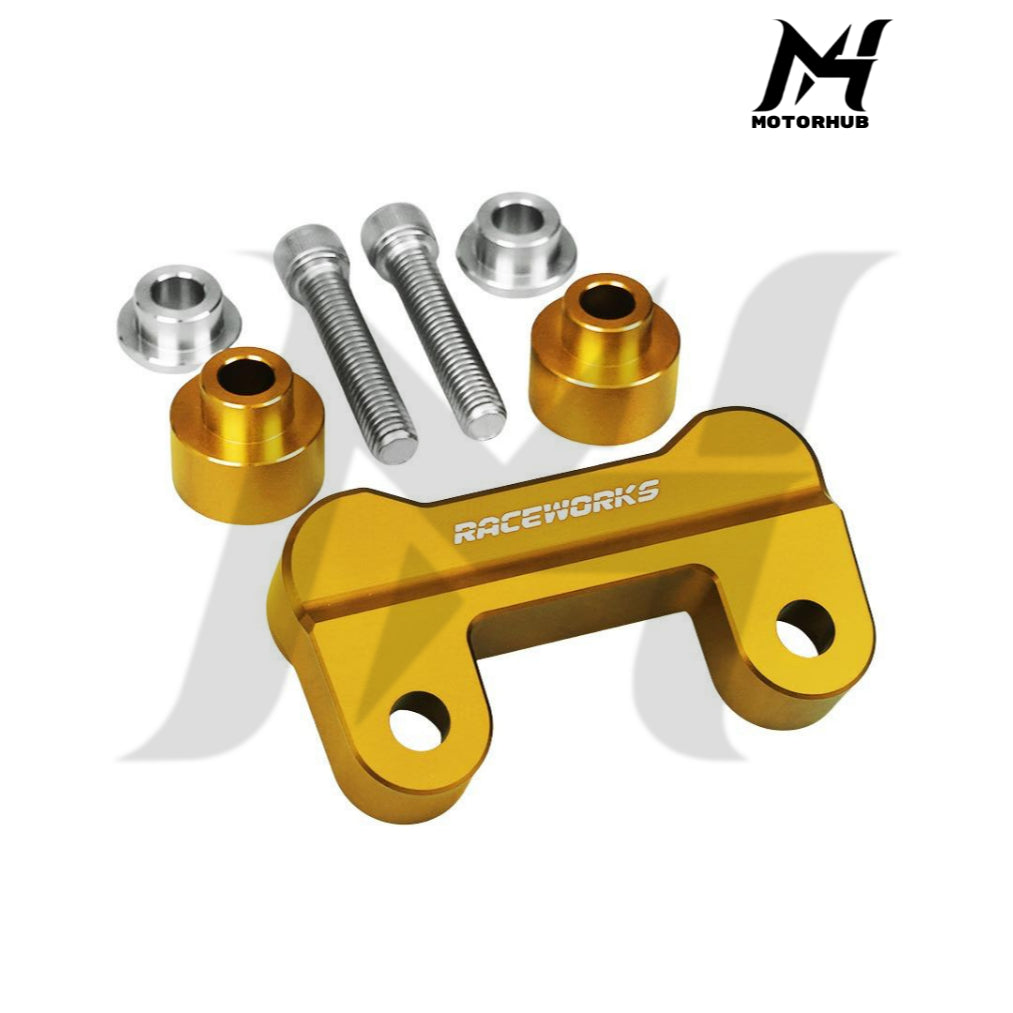 Pull Back Plate Harley Roadglide Raceworks Pull Back Plate V1 - Touring [Gold]  RW7700297