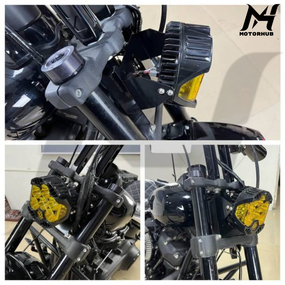 Baja Designs LP6 Pro LED Auxiliary Light Lighting Bracket System Mounting Combo Kit Softail 2018 - 2026 MH9900322