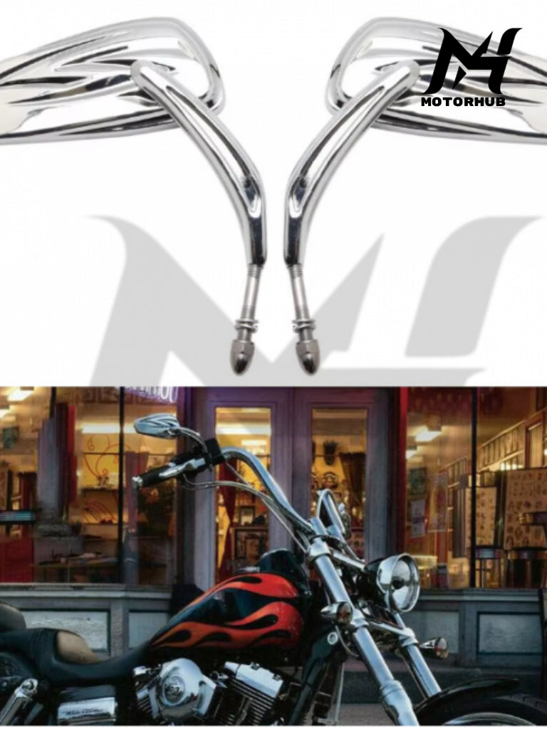 Universal Mirrors Rearview Side Mirror Harley-Davidson [Chrome] MH9900200