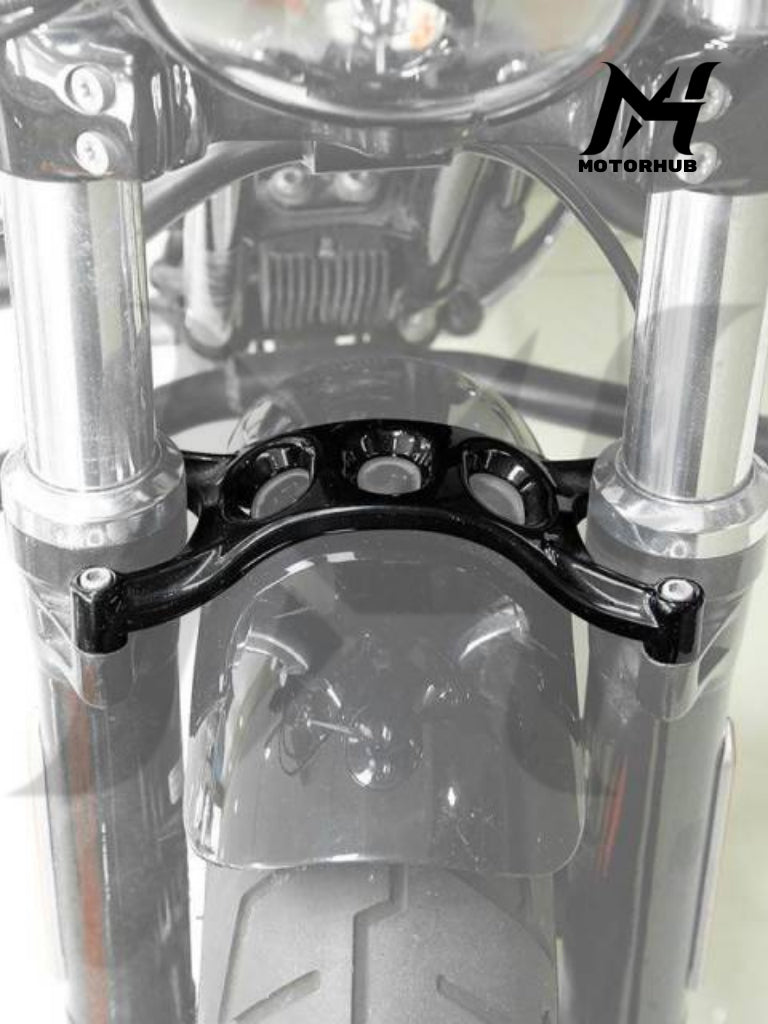 Front Fender Sportster 48 Fork Brace Mount Fit For Harley Forty Eight 48 XL1200 16-23 MH9900532