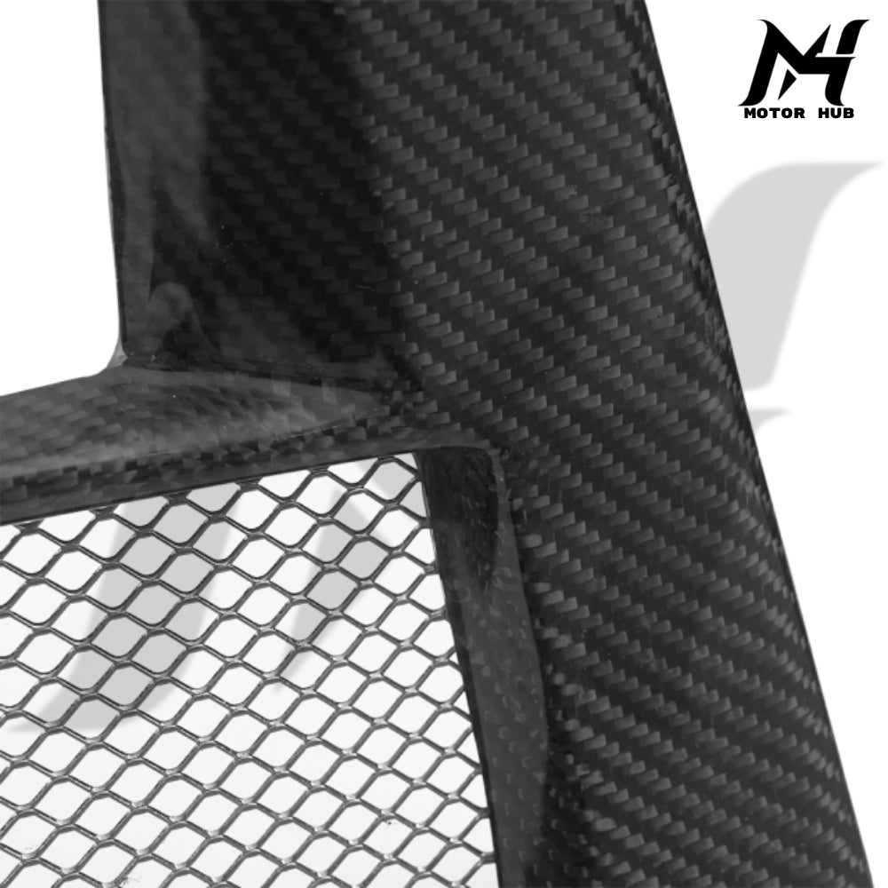 Carbon Fairing Spoilers Radiator Chin Cover For Harley Touring 23-24 [Standard twill Glossy] RW7700301