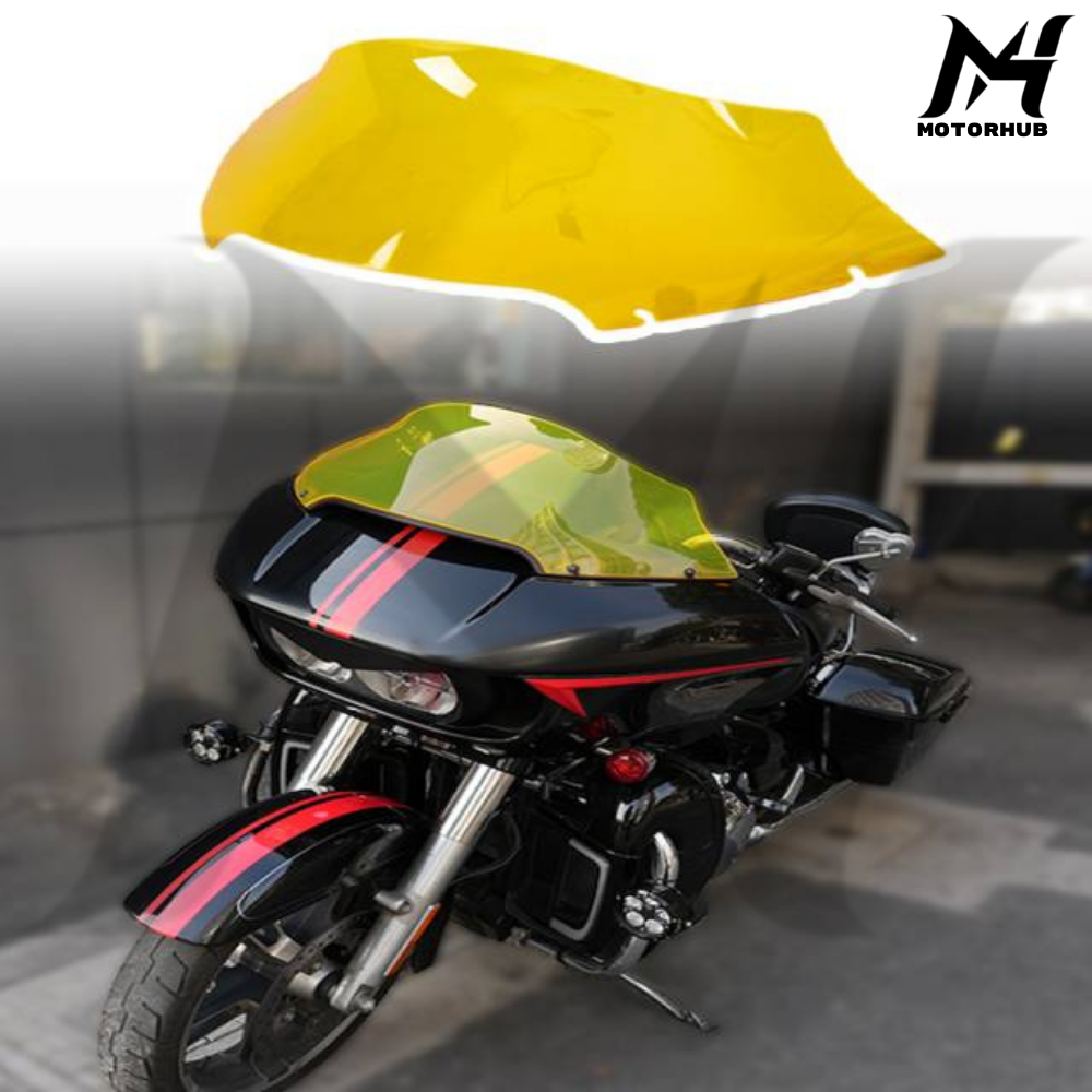 Yellow 9 Inch Windshield Harley Touring Road Glide FLHTR 2015-2023 MH9900382