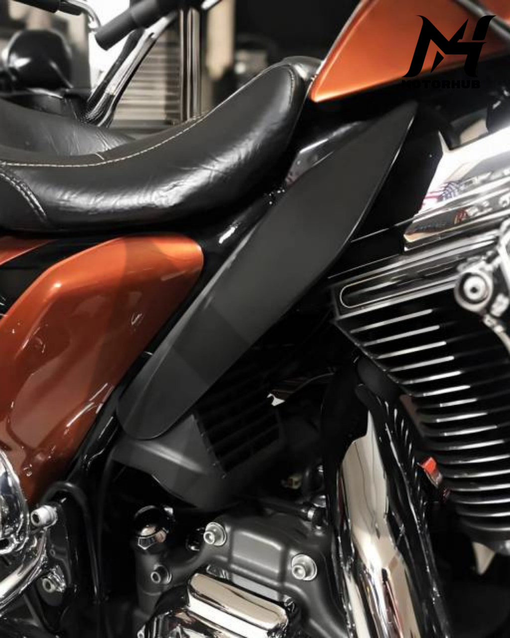 Mid-frame Air Deflector with Cooling Fan for Harley Touring & Trike Models 2017-2023 MH9900643
