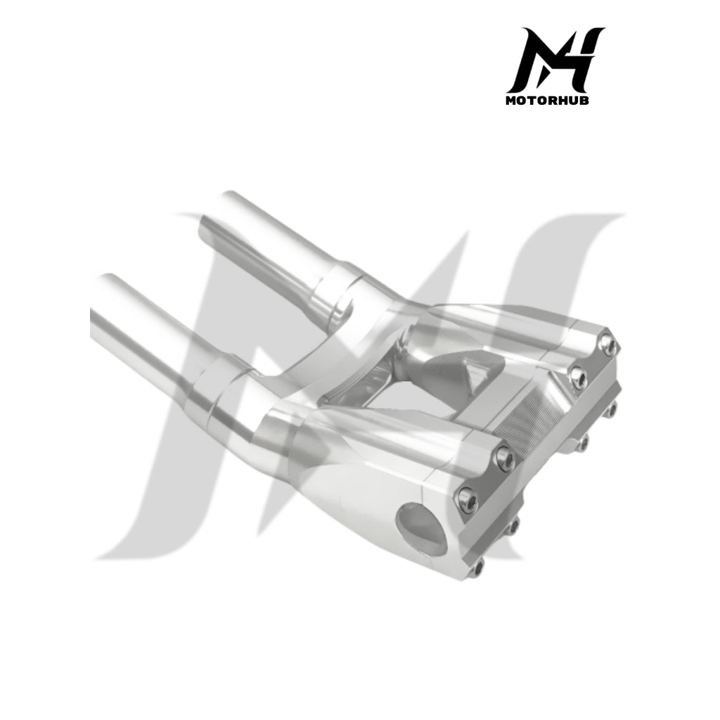 Riser 8 Inch Clamp 1-1/8 KARUS 100% Isolated & Kickback Risers 1-1/8 - 8 Inch [Raw] MH9900611