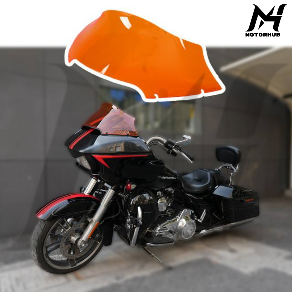 Orange 9 Inch Windshield Harley Touring Road Glide FLHTR 2015-2023 MH9900383