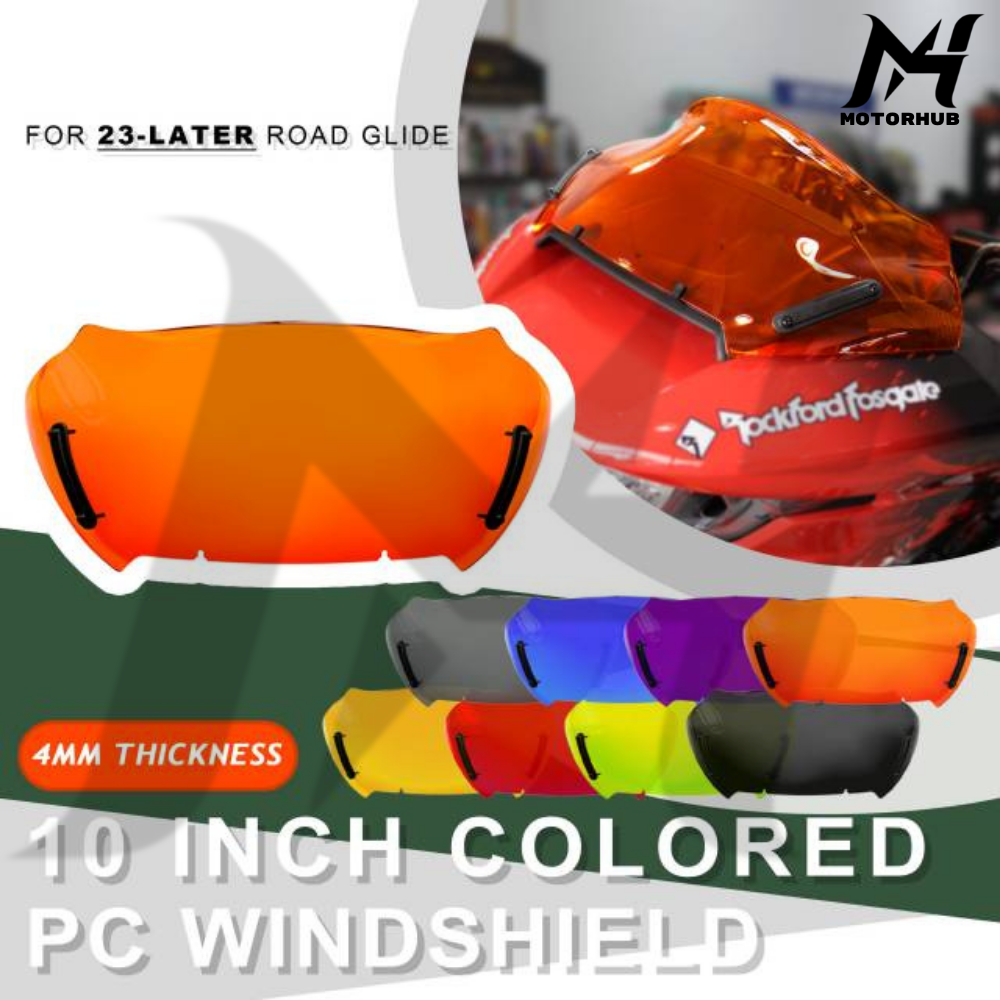 Windshield 12 Harley Road Glide 24-26 Orange MH9901183