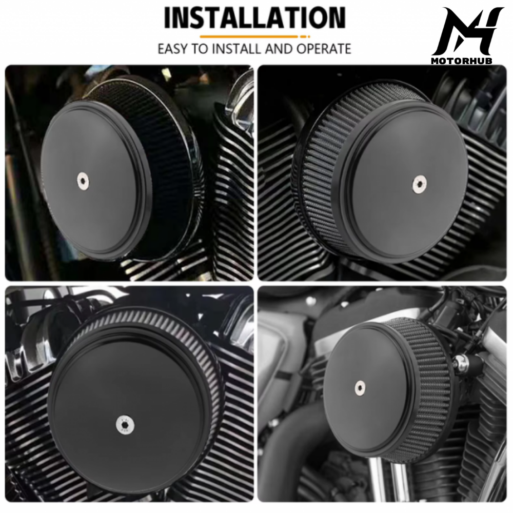 ArlinMess Air filter fit for FXR Evo/Twin cam 1993-2007 [Black] MH99012464