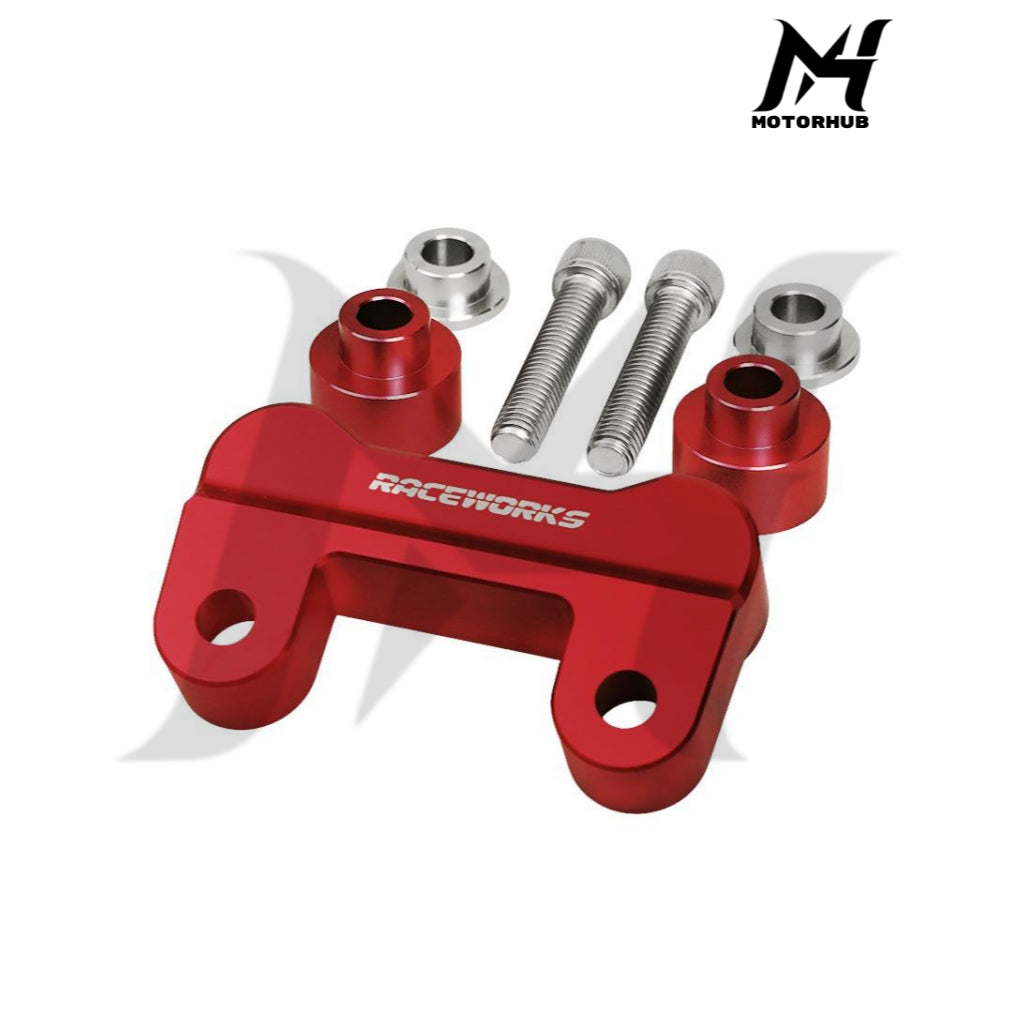 Pull Back Plate Harley Roadglide Raceworks Pull Back Plate V1 - Touring [Red] RW7700296