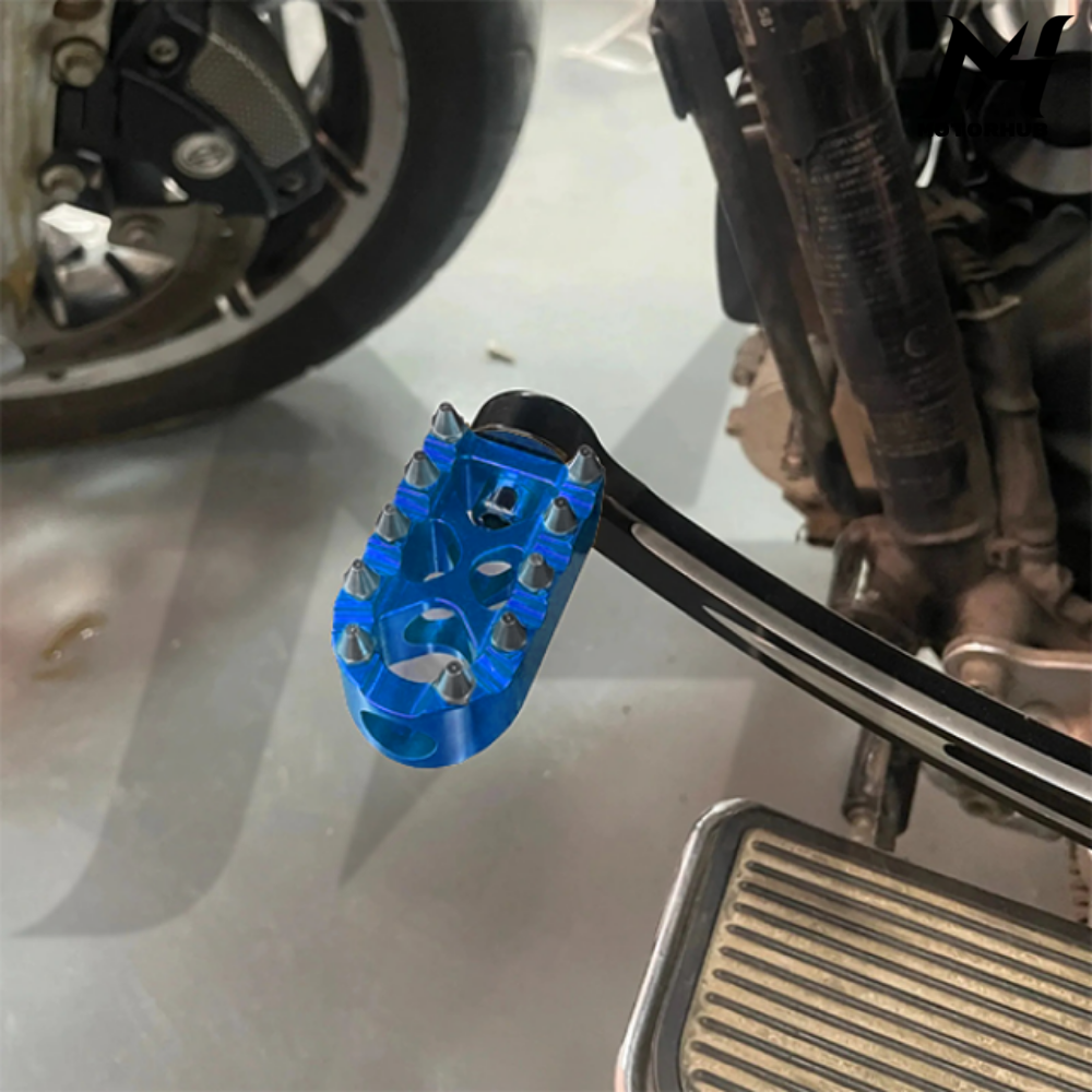 Rivets Heel Toe Shifter Pegs Brake Peg For Harley Touring Dyna Softail [Blue] MH9900740