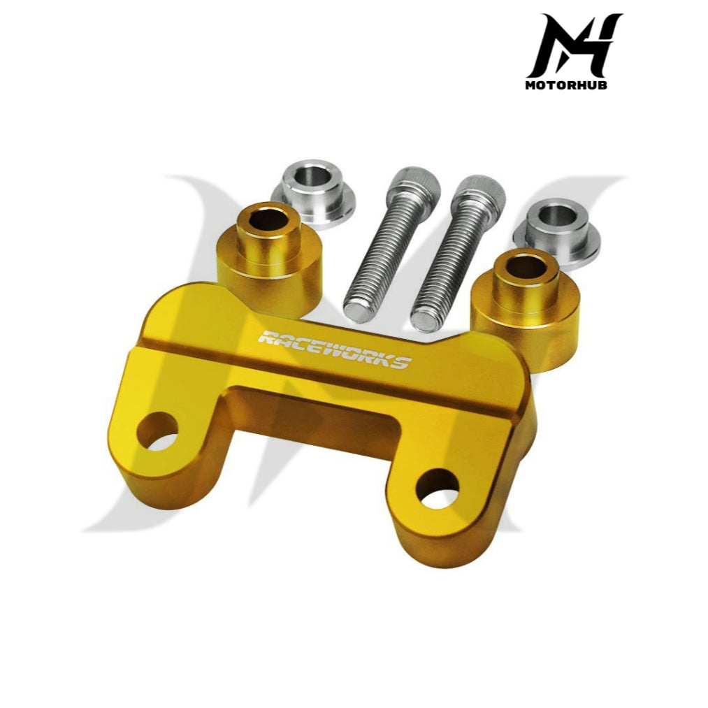 Pull Back Plate Harley Roadglide Raceworks Pull Back Plate V1 - Touring [Gold]  RW7700297