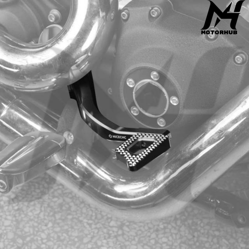 Mid Control Rear Brake Pedal Lever Kit For Harley Dyna Low Rider Street Bob Super Glide MH7700370