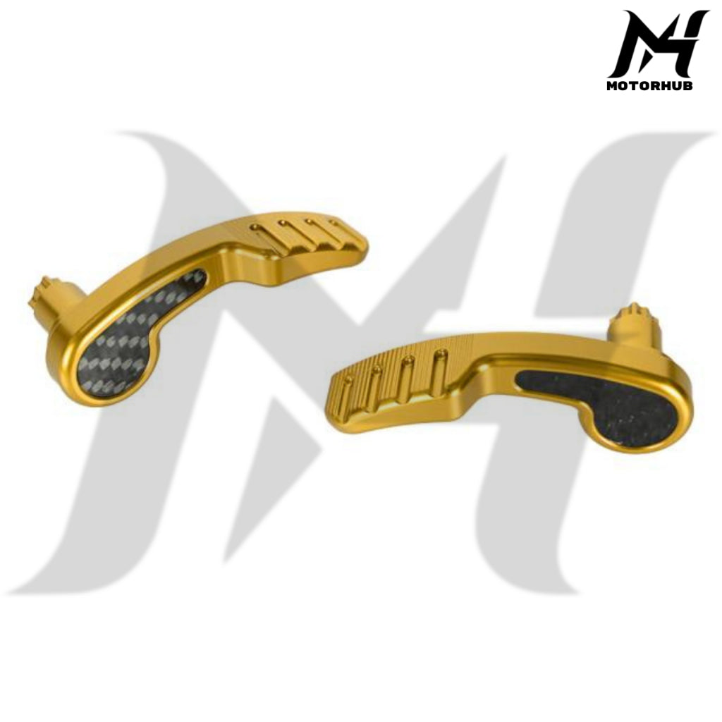 Saddlebag Latch Kit Saddle Bag Latches Lifter Carbon CNC T6061 Touring 2014-2026 [Gold] MH7700343