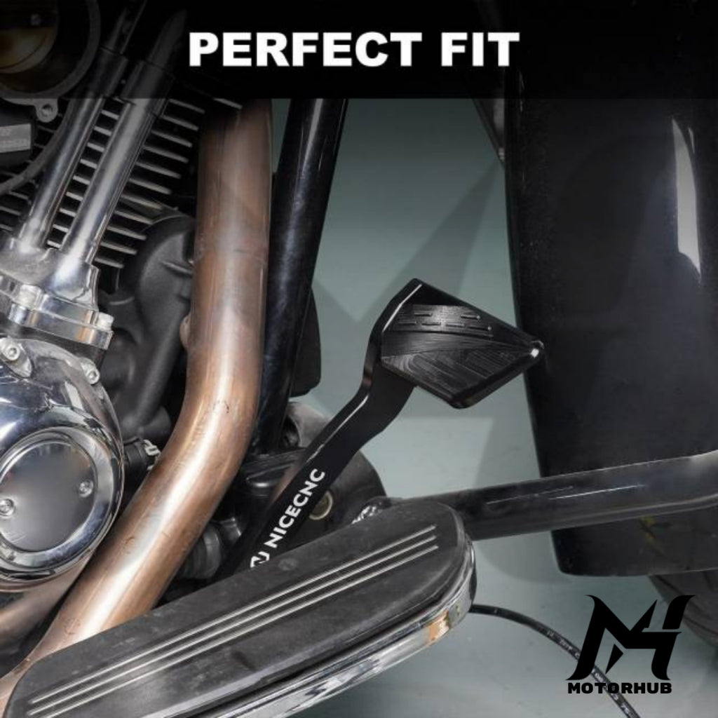 Nice CNC Integrated Rear Brake Lever Pedal Kit for Harley-Davidson Touring and Trike Models [Black] MH9900112