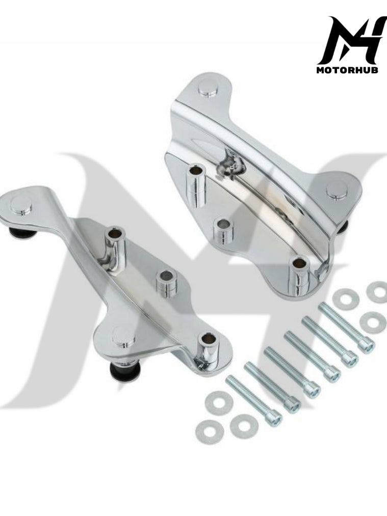 Bracket Tourpack Docking 4 Point Docking Hardware Kit Fit For Harley Touring 2009-2013 [Chrome] MH9900229