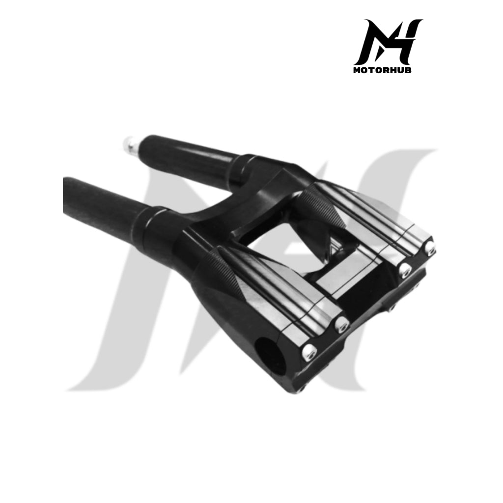 KARUS Isolated & Kickback Risers 1-1/8 - 8 Inch [Black]  MH9900424