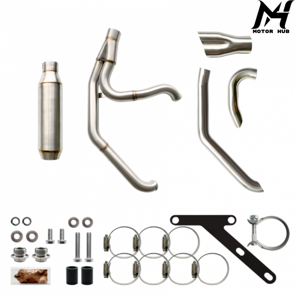 Knalpot Softail M8 Street Performance Exhaust Pipe 2 in 1 M8 Softail 2018-2026 MH9901239