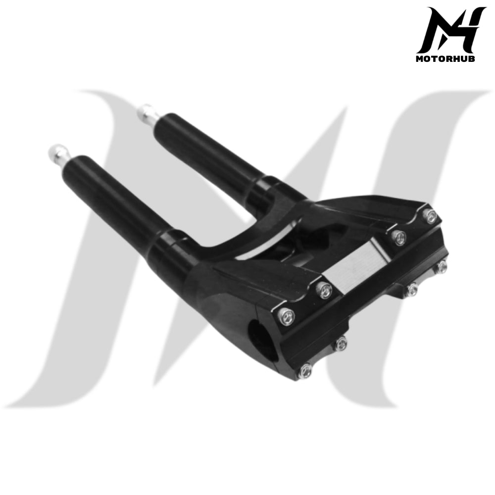 KARUS Isolated & Kickback Risers 1-1/8 - 12 Inch [Black] MH9900425