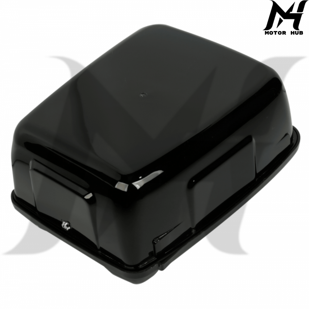 Police Motor Trunk Saddlebag Tour Pack fit For Harley FLHP & FLHTP Gloss BLK MH9900215