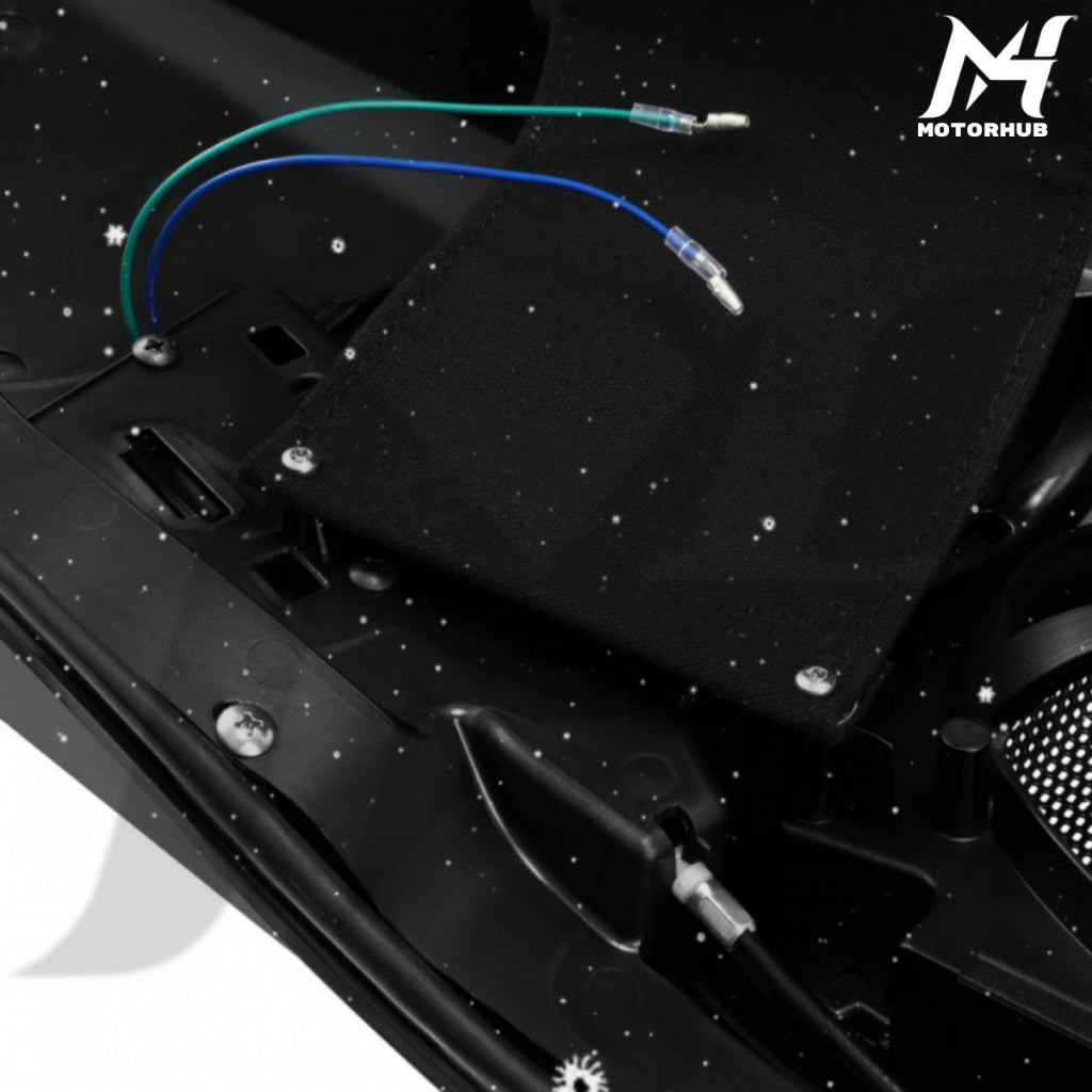 Gloss Black Saddlebags & 6X9 Speaker Cutout For Harley Road Glide Street Glide 2023-2025   MH9900206