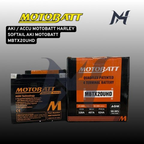AKI / ACCU MOTOBATT HARLEY SOFTAIL MBTX20UHD