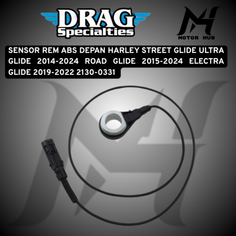 SENSOR REM ABS DEPAN HARLEY STREET GLIDE ULTRA GLIDE 2014-2024 ROAD GLIDE 2015-2024 ELECTRA GLIDE 2019-2022 2130-0331 OEM 32700015