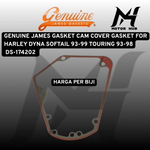 GENUINE JAMES GASKET CAM COVER GASKET FOR HARLEY DYNA SOFTAIL 93-99 TOURING 93-98 DS-174202 OEM 2522593X