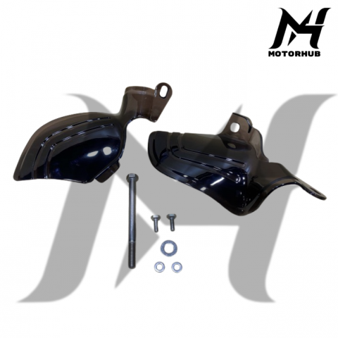 PENAHAN PANAS HEAT DEFLECTOR HARLEY SOFTAIL M8 AD 004 BK HITAM