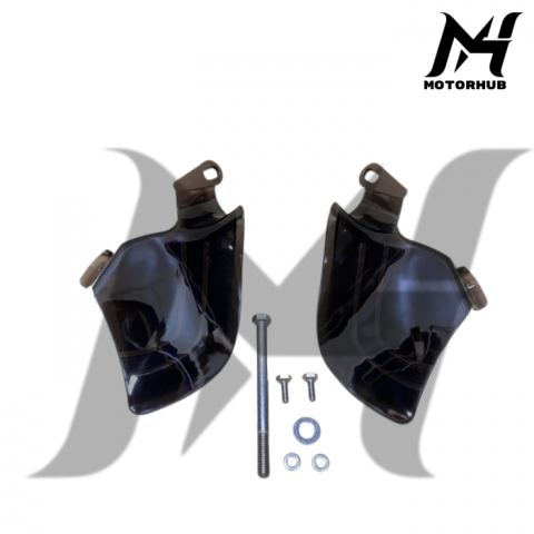 PENAHAN PANAS HEAT DEFLECTOR HARLEY SOFTAIL M8 AD 004 BK HITAM