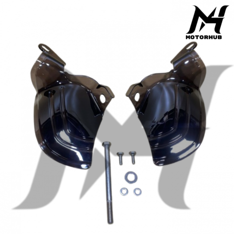 PENAHAN PANAS HEAT DEFLECTOR HARLEY SOFTAIL M8 AD 004 BK HITAM