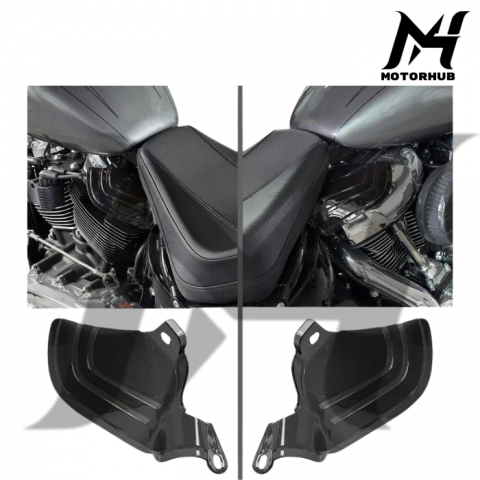 PENAHAN PANAS HEAT DEFLECTOR HARLEY SOFTAIL M8 AD 004 BK HITAM