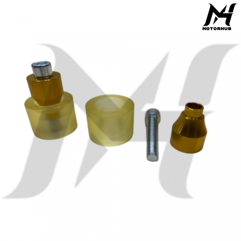 CRASH BAR WHEELIE WHEELS ROLLER HARLEY TOURING EB BG 7211 C YELLOW GOLD