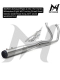 Mufflers Exhaust Pipes 2 into 1 for Harley Milwaukee Eight M8 Touring Street Road Electra Glide Road King 2017+ MH9900702